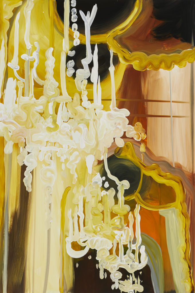 Clare Woods' "Meeting and Parting," 2018, at Simon Lee Gallery