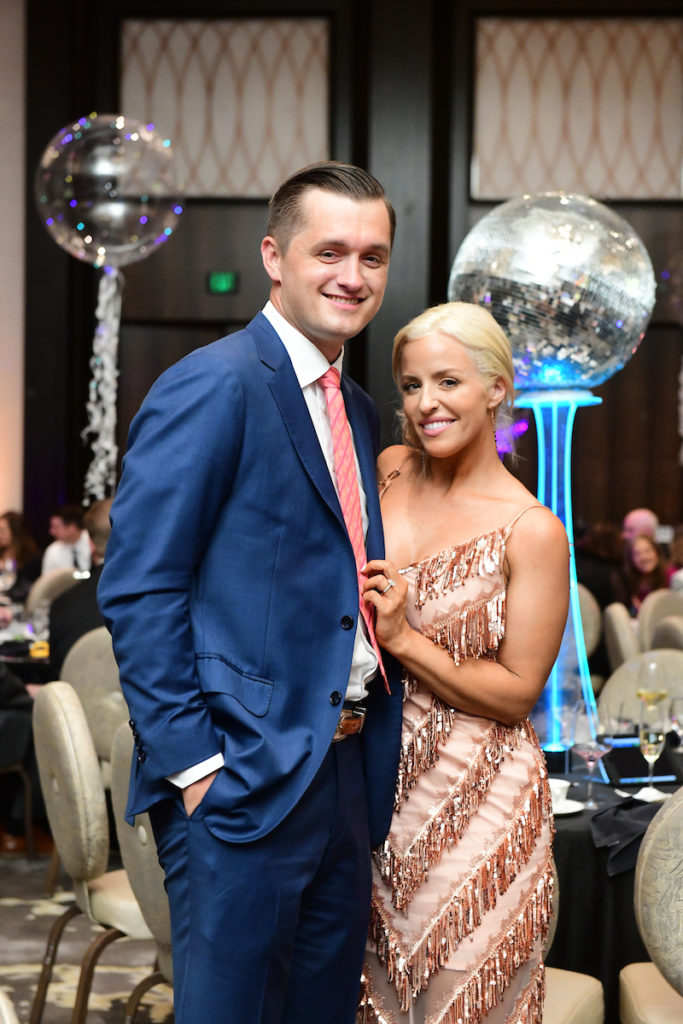 Andrew Benak, Caroline Looke at the Nora's Home gala.