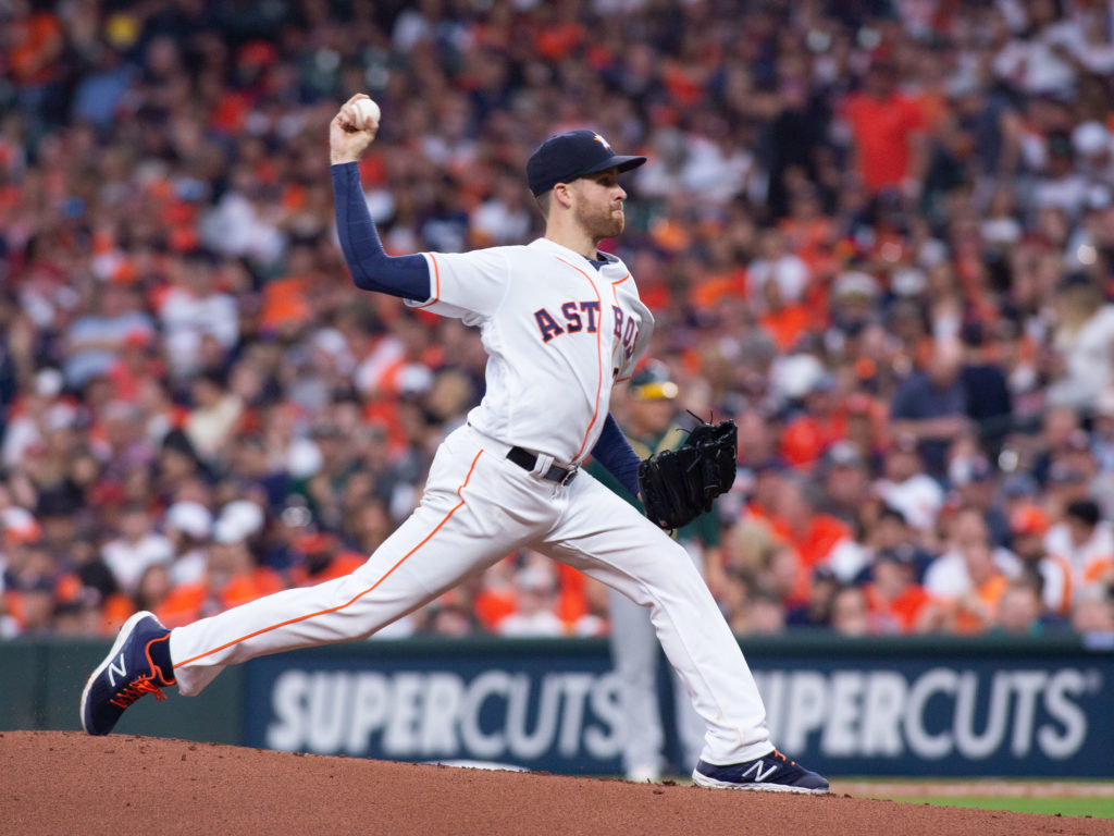Starting the Astros' Houston Opening Day meant a ton to Colin McHugh. (Photo by F. Carter Smith)