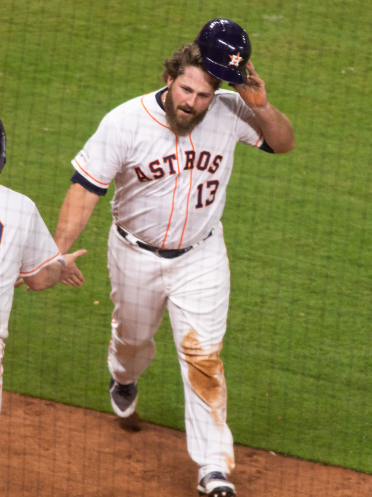 The Houston Astros' Tyler White is faster than he might look. (Photo by F. Carter Smith)
