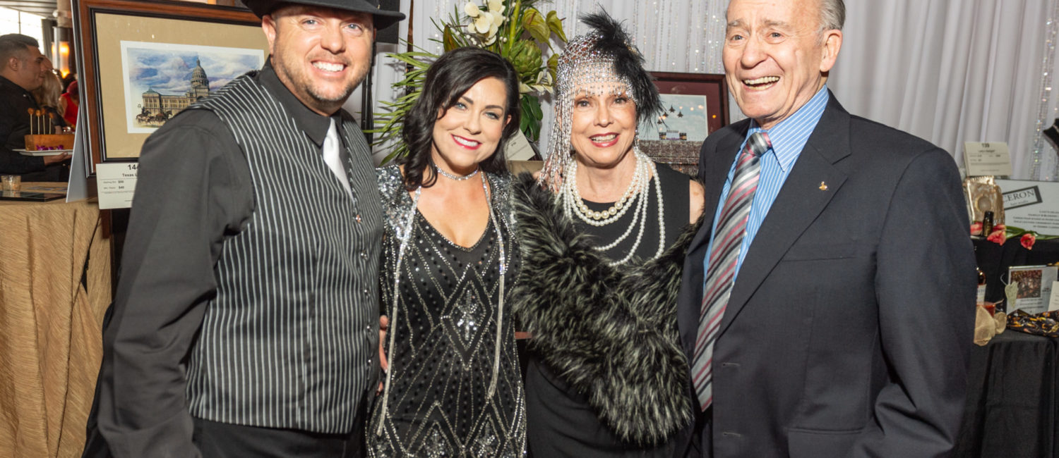 Joel & Sunshine Rogers, Dot & Walt Cunningham at the Be An Angel gala. (Photo by Fulton Davenport, PWL Studio)