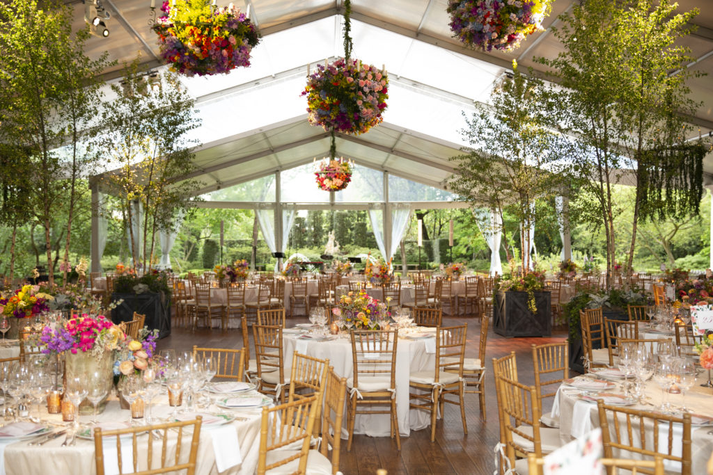 Bayou Bend Garden Party decor by The Events Company and by Johnny Steele. (Photo by Jenny Antill Clifton) 