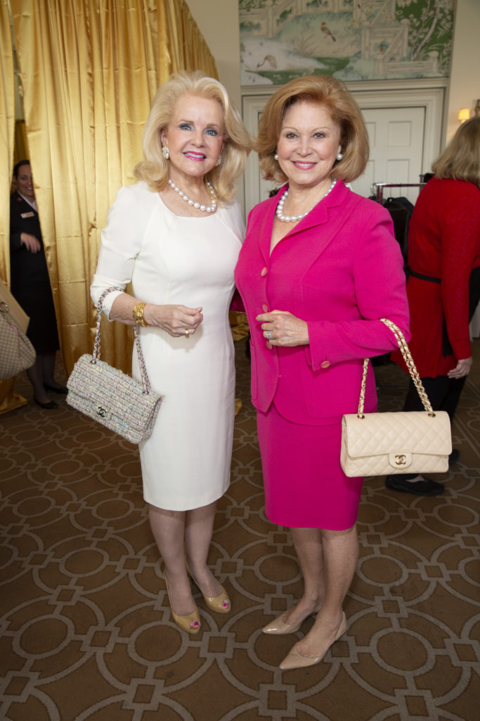 Becky Cooke, Jan Duncan at the Salvation Army Reflections on Style luncheon at River Oaks Country Club. (Photo by Jenny Antill)