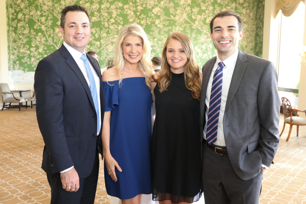 Blaine & Sally Killion, Casey & Stacy Stewart at the Broach Foundation dinner. (Photo by Priscilla Dickson)