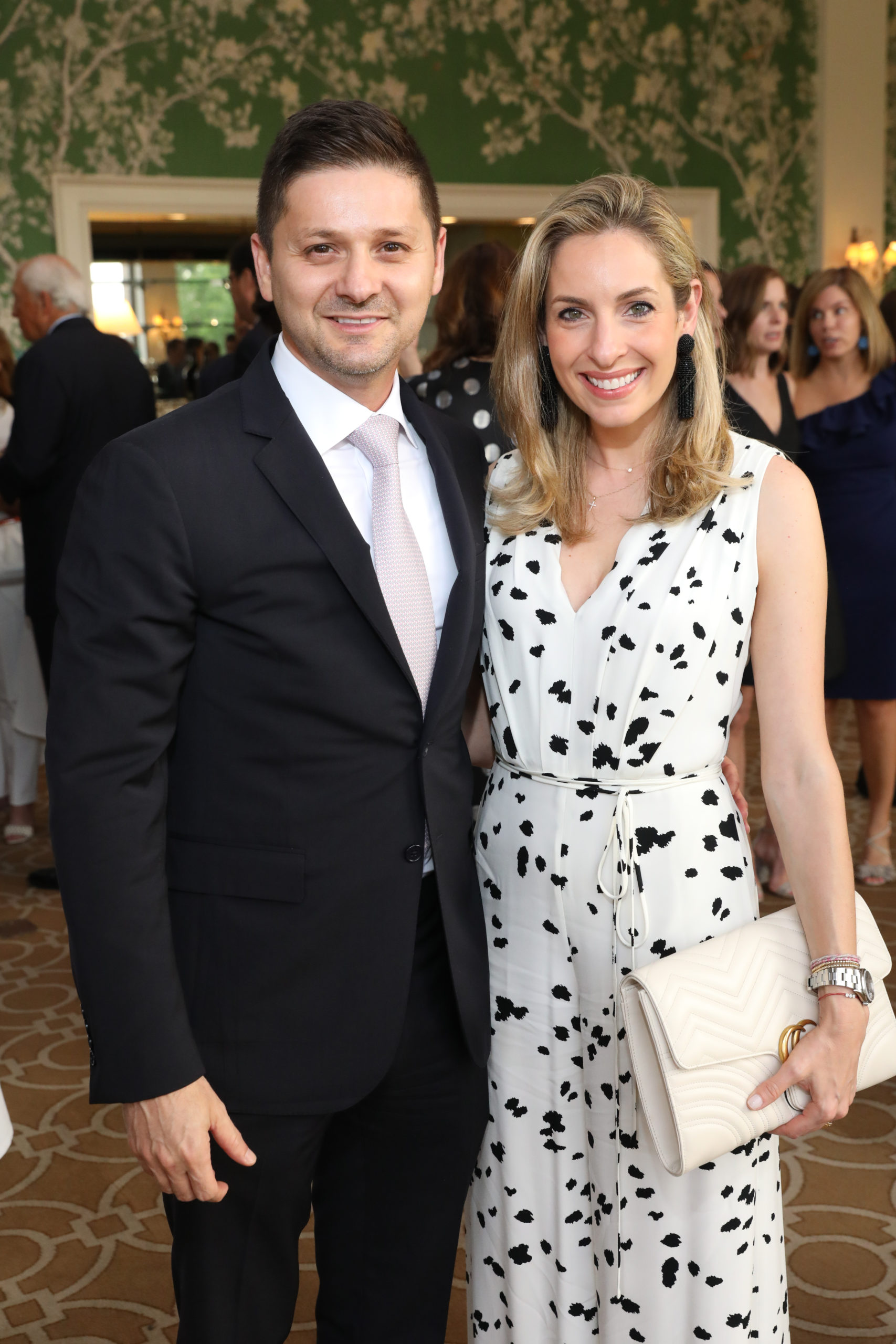 Carlos & Luvi Wheelock at the Broach Foundation dinner. (Photo by Priscilla Dickson)