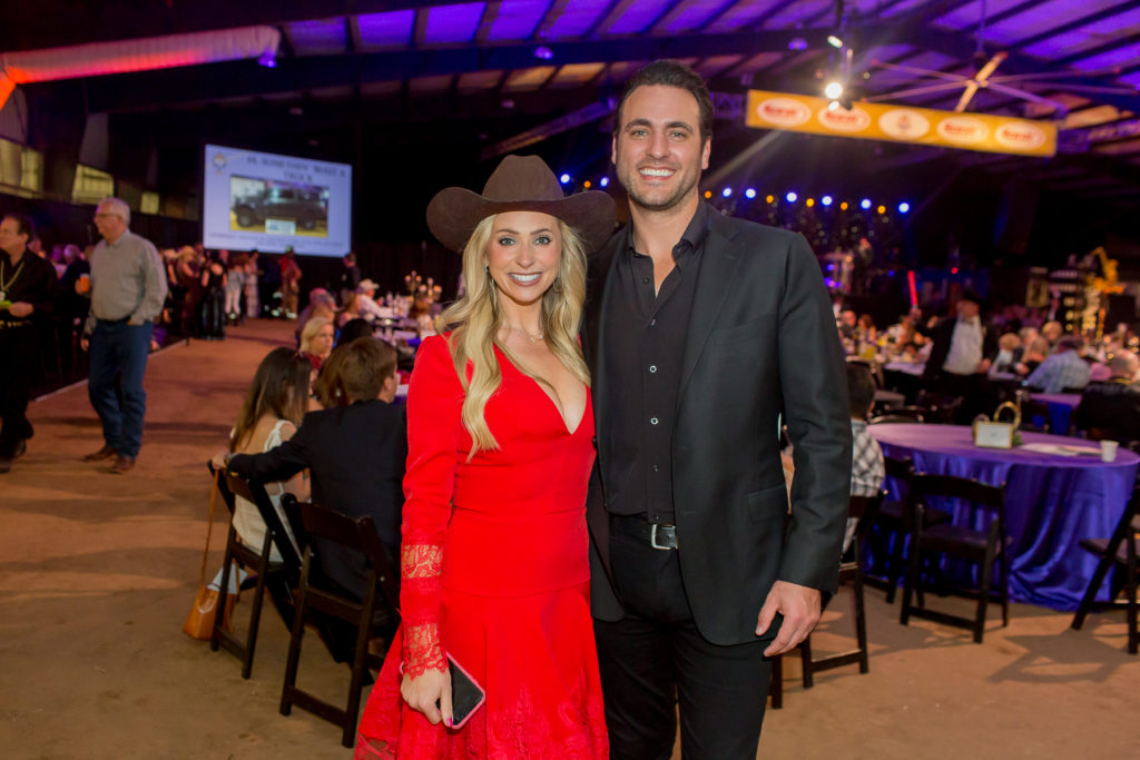 Chita and Lane Craft at the Houston Cattle Baron’s Ball at the George Ranch (Photo by Mike Charlton)