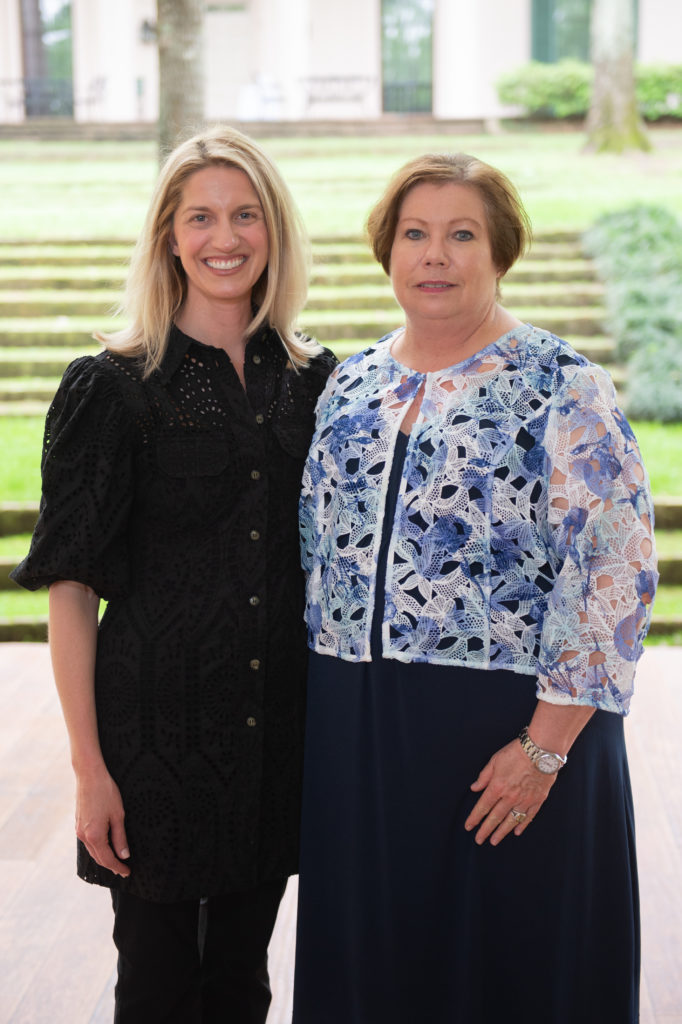 Chris Goins, Bonnie Campbell at the Bayou Bend Fashion Show & Luncheon  (Photo by Wilson Parish)