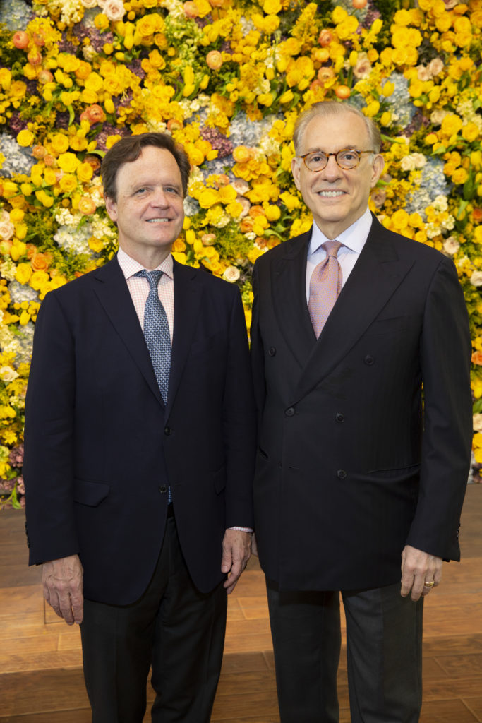 Christopher Gardner, Gary Tinterow at the Bayou Bend Fashion Show & Luncheon  (Photo by Jenny Antill Clifton)
