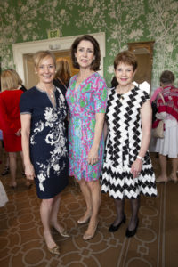 Connie Wallace, Mary Maxie, Debby Leighton at the Salvation Army Reflections on Style luncheon at River Oaks Country Club. (Photo by Jenny Antill)
