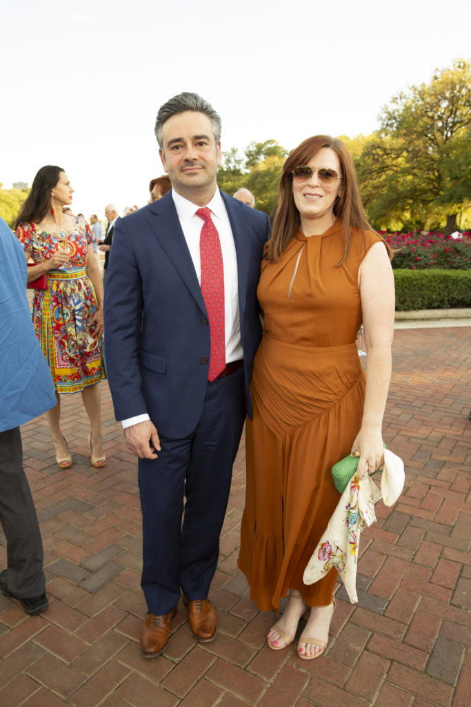 David Rassin, Carey Kirkpatrick at the Hermann Park Conservancy Evening in the Park. (Photo by Jenny Antill Clifton)