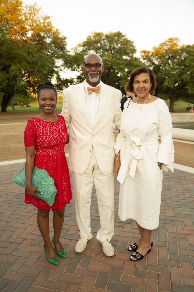 Dawn Malone, Danny & Oletha Jacobs at the Hermann Park Conservancy Evening in the Park. (Photo by Jenny Antill Clifton)