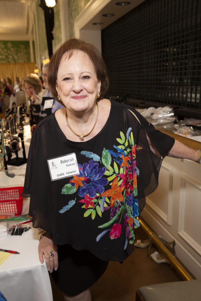 2020 Salvation Army Reflections on Style chair Deborah Dunkum at the 2019 luncheon at River Oaks Country Club. (Photo by Jenny Antill)