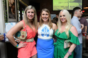 Devon O’Leary, Kaelee Kress, Natalie Hussion at Dress for Success Houston Women of Wardrobe Spring Fling. (Photo by Daniel Ortiz)