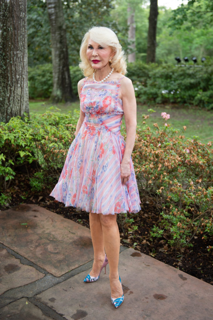 Diane Lokey Farb at the Bayou Bend Garden Party. (Photo by Wilson Parish)