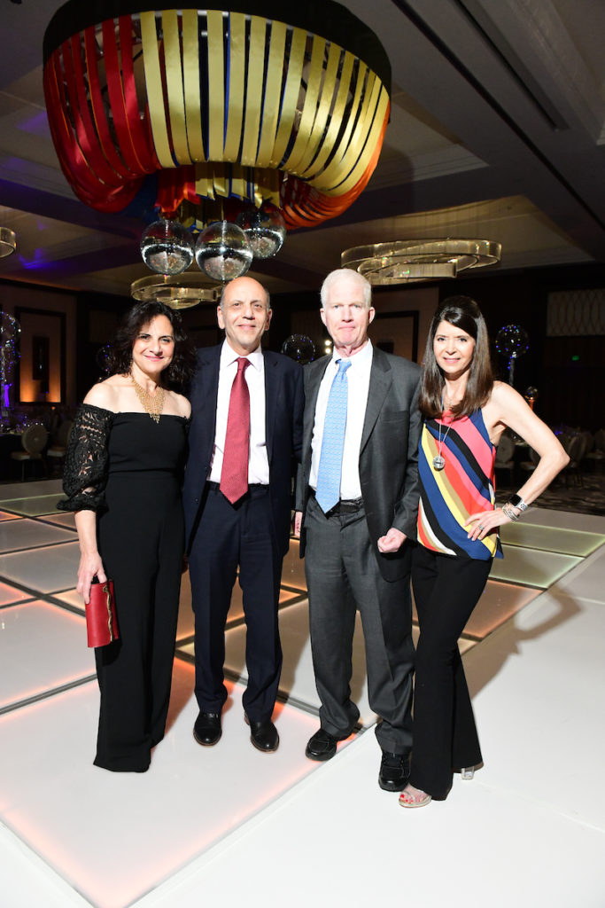 Drs. Lillian & Osama Gaber, Rusty & Paula Walter at the Nora's Home gala at the Post Oak Hotel.