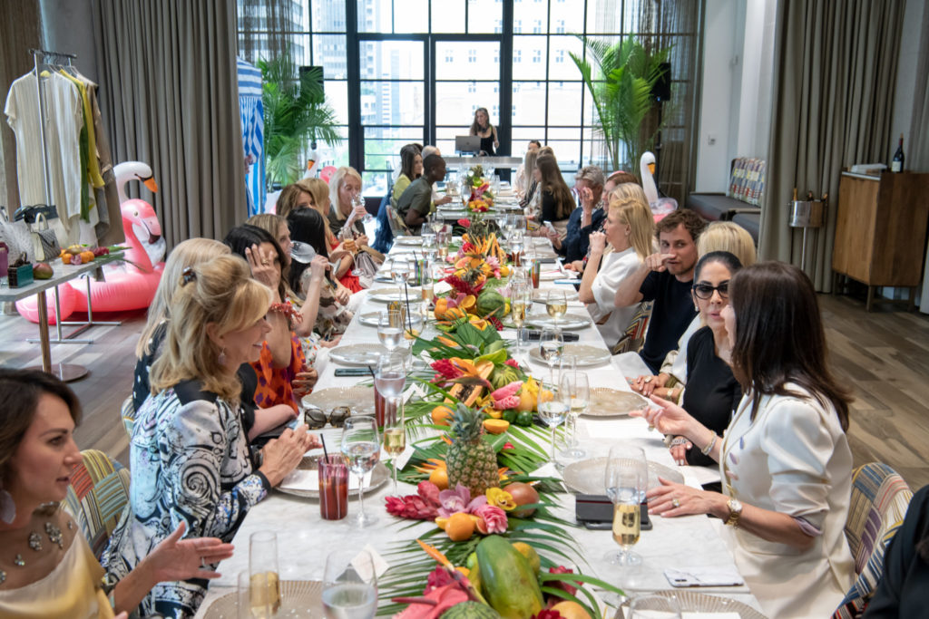 A table set for some of Dallas' swellest girls and me. (Photo by Bruno, Snap The Picture)