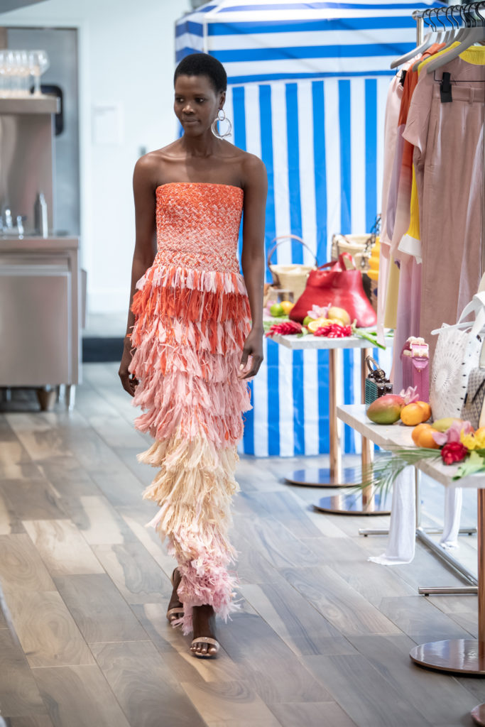 Model in an Esteban Cortazar dress. (Photo by Bruno, Snap The Picture)