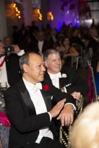 Efrain Corzo, Andrew Bowen at the Houston Grand Opera Ball. (Photo by Jenny Antill)