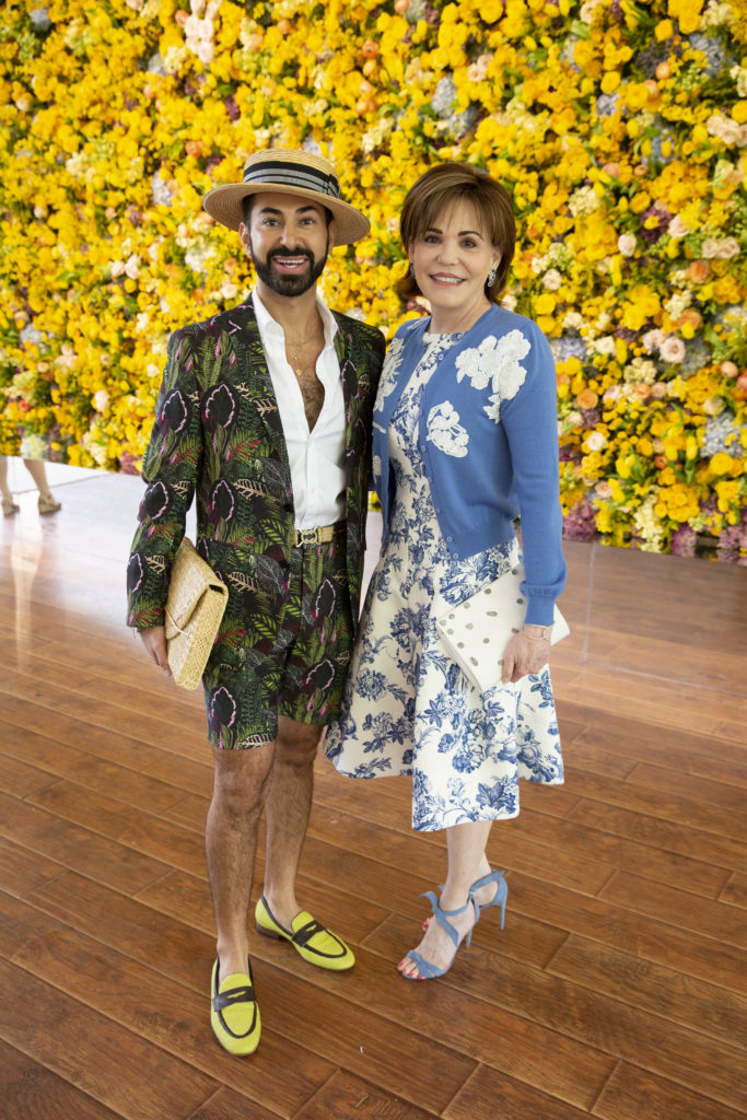Fady Armanious, Hallie Vanderhider at the Bayou Bend Fashion Show & Luncheon  (Photo by Jenny Antill Clifton)