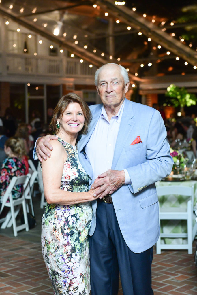 Anita O'Shaughnessy, Wayne Fox at the Trees for Houston Root Ball is packed.  (Photo by Daniel Ortiz)  