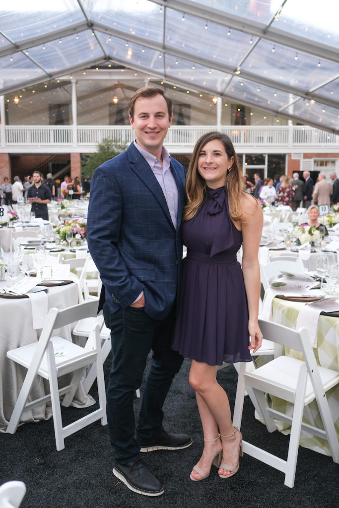 Joe Wilson & Alex Angelina at the Trees for Houston Root Ball is packed.  (Photo by Daniel Ortiz)   