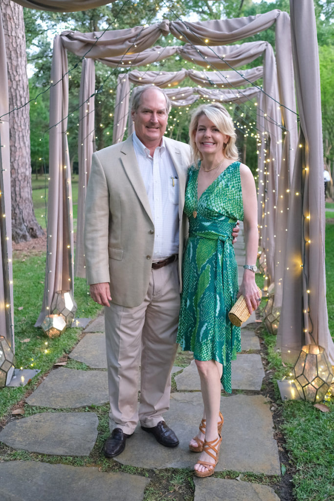 Michelle & Jeff Foutch at the Trees for Houston Root Ball.  (Photo by Daniel Ortiz)