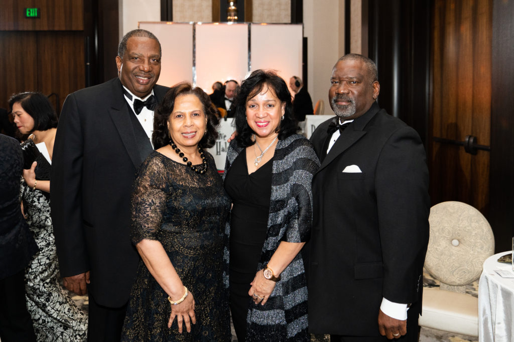 State Sen. Royce & Carol West, Rosalind & Mel Thomas at the University of Houston Law Center gala. (Photo by Jared Jarvis, Jared Jarvis Photography)
