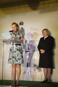 Gina Saour, Major Melody Davies at the Salvation Army Reflections on Style luncheon at River Oaks Country Club. (Photo by Jenny Antill)