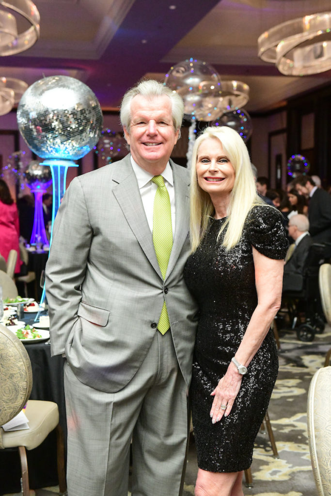 Gregg & Jo Lynn Falgout at the Nora's Home gala at the Post Oak Hotel.