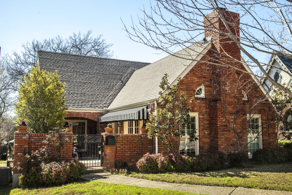 This is one of the three houses shown on Valencia Street.  (Photo by Kim Leeson)