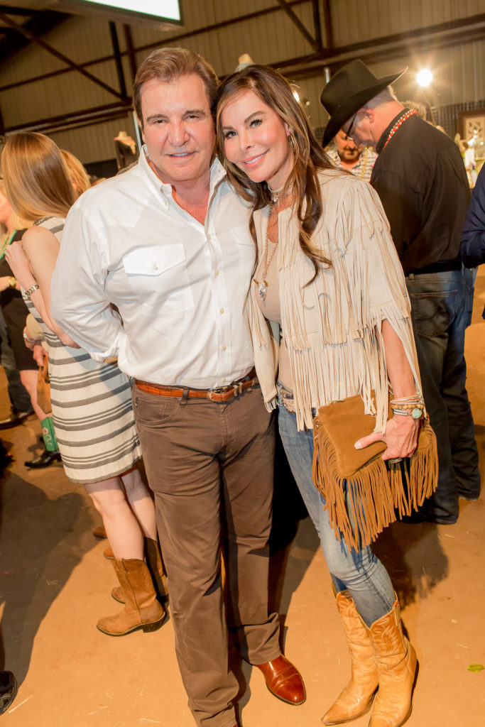 Jimmy & Kellie Letsos at the Houston Cattle Baron's Ball at the George Ranch. (Photo by Mike Charlton)
