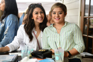 Karen Gonzalez, Lizbeth Garcia at Dress for Success Houston Women of Wardrobe Spring Fling. (Photo by Daniel Ortiz)