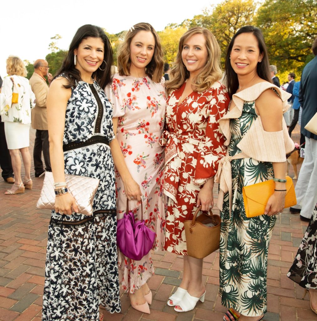 Kristy Bradshaw, Linsay Radcliffe, Mary Patton, Janae Tsai at the Hermann Park Conservancy Evening in the Park. (Photo by Jenny Antill Clifton)