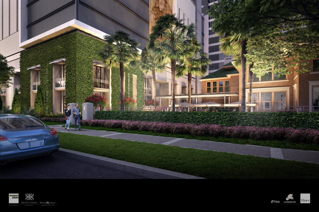 La Colombe d'Or Hotel & Residences will bring a dramatic sense of arrival.