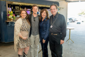 The Stein family — Laura Elizabeth, Jacob, Elizabety & Alan — at the Houston Cattle Baron’s Ball at the George Ranch. (Photo by Mike Charlton)