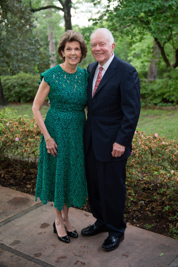 Lilly & Thurmon Andress at the Bayou Bend Garden Party. (Photo by Wilson Parish)