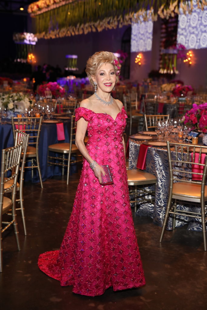 Margaret Alkek Williams wore a jeweled Ripetta gown to the Houston Grand Opera Ball. (Photo by Priscilla Dickson)