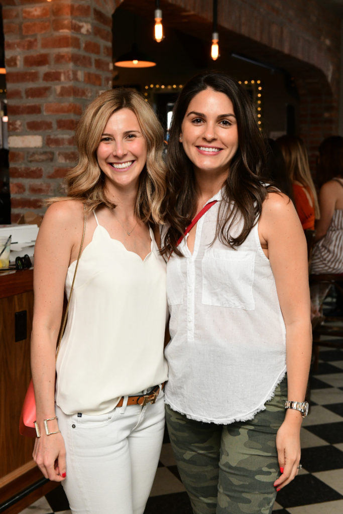 Marianna Corcoran, Brittany Meisner at Dress for Success Houston Women of Wardrobe Spring Fling. (Photo by Daniel Ortiz)