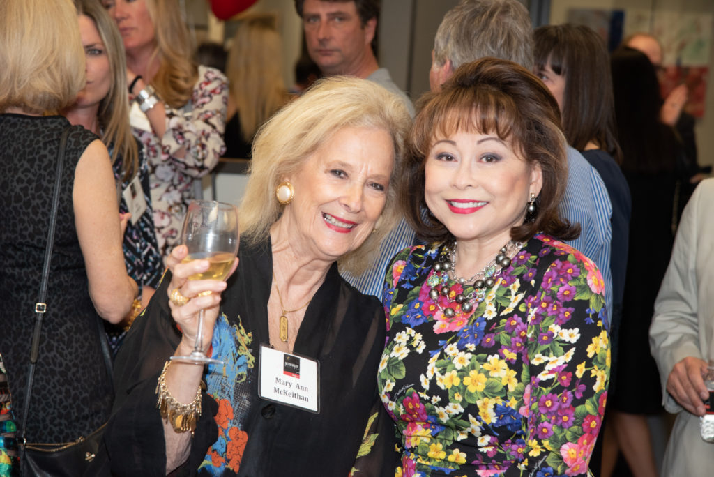 Mary Ann McKeithan, Rini Ziegler at the Beth Wolff Realtors 40th anniversary party. (Photo by Alexander's Fine Portrait Design)