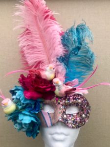 The Alley Theatre has commissioned Holland Vavra to create masks for special guests at the April 27 masked ball.