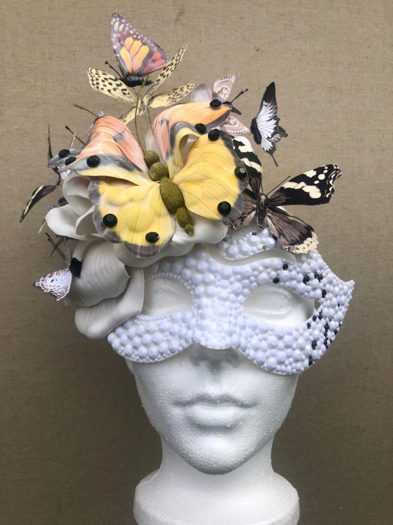 Holland Vavra's masks for the Alley Theatre ball range from the magnificent to the playful.