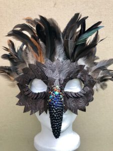 The Alley Theatre has commissioned Holland Vavra to create masks for special guests at the April 27 masked ball.