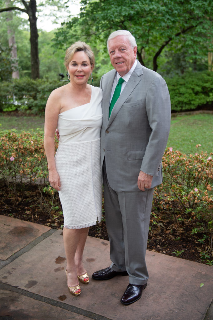 Nancy & Rich Kinder at the Bayou Bend Garden Party.  (Photo by Wilson Parish)