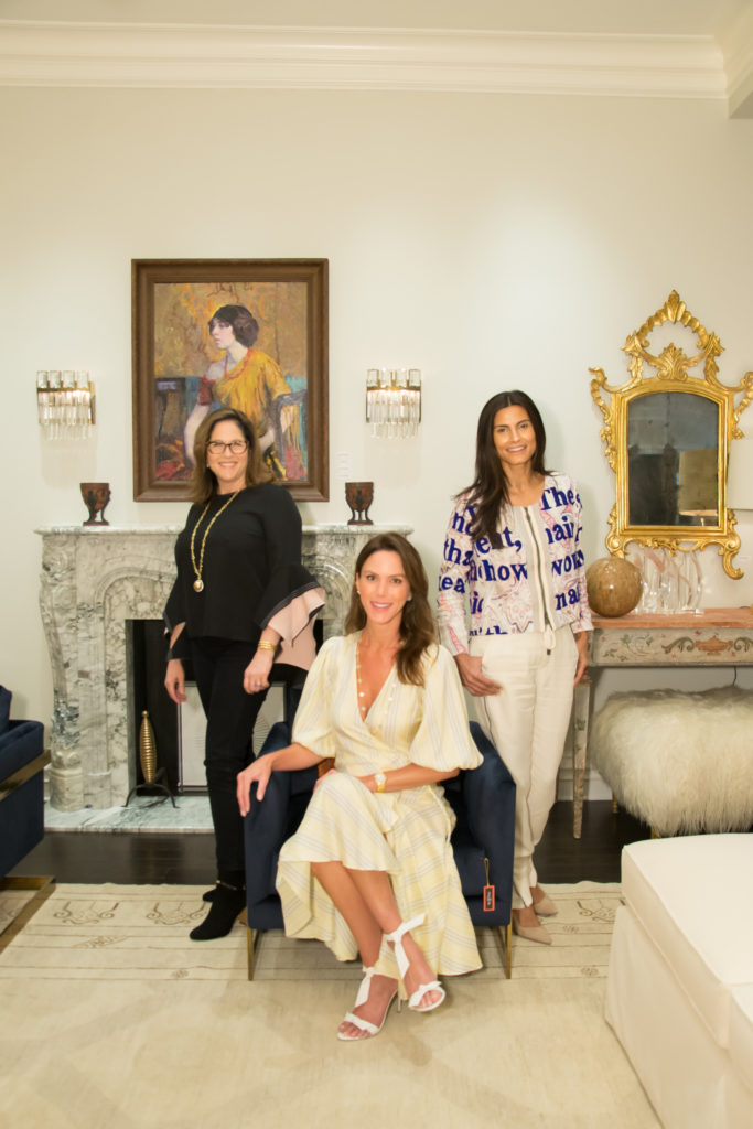 Karen Pulaski, Brenda Jones, Sabiha Rehmatulla at Becca Cason Thrash's luncheon at Moxie. (Photo by Emile C. Browne)