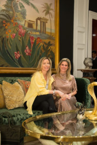 Laura Greenberg, Greggory Burke at Becca Cason Thrash’s luncheon at Moxie. (Photo by Emile C. Browne)