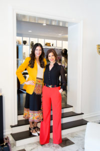 Melissa Mithoff, Dominique Sachse at Becca Cason Thrash’s luncheon at Moxie. (Photo by Emile C. Browne)