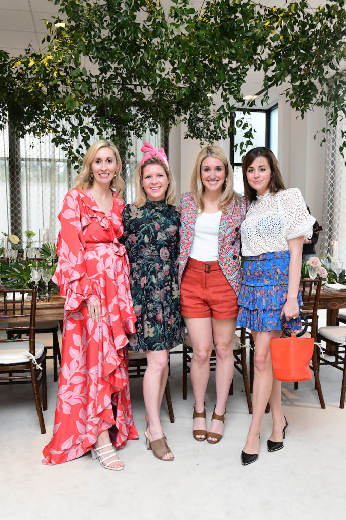 Rachel Berry, Illa Gaunt, Natalie Steen, Olivia Persia at the Tootsies dinner and fashion presentation by PatBo designs. (Photo by Daniel Ortiz)