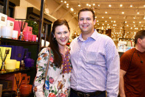 Rachel & Tim Dash at the American Heart Association Shop with Heart launch. (Photo by Alejandro Montoya)