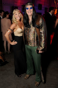 Samantha Lombardo and Glenn Vangolen at the 2016 Alley Theater Ball ‘Peace, Love & Rock N’ Roll’ at Silver Street Studios. (Dave Rossman Photo)