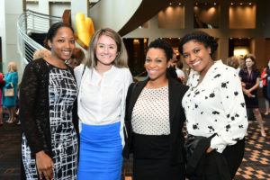 Sanovia Leon, Ashton Allen, Chenelle Johnson, Tai Herndon at the Ronald McDonald House Spirit of Hope luncheon. (Photo by Daniel Ortiz)